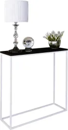 nowoczesna-konsola-przedpokoj-loft-80x30h80-biala-czarny-minipearl