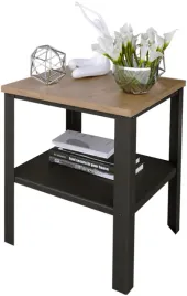stolik-skrecany-z-polka-loft-industrial-salon-40x40x45-czarny-dab-lancelot