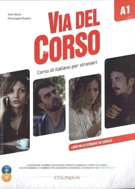 via-del-corso-a1-podrecznik-2cd-dvd-edilingua