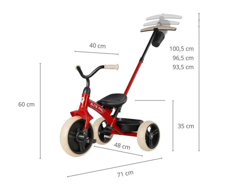 qplay-rowerek-trojkolowy-elite-pro-red-stan-nowy-wiek-dziecka-3-lata