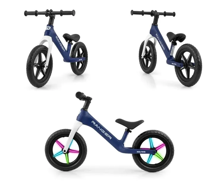 milly-mally-rowerek-biegowy-ranger-flash-navy-stan-nowy-marka-milly-mally