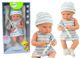 lalka-bobas-w-bialo-niebieskim-ubranku-czapeczka-smoczek-sliniaczek-kolderk