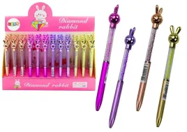 dlugopis-z-zajacem-diamenciki-niebieski-wklad-0-7mm-mix
