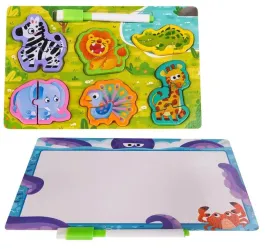 drewniana-tablica-puzzle-safari