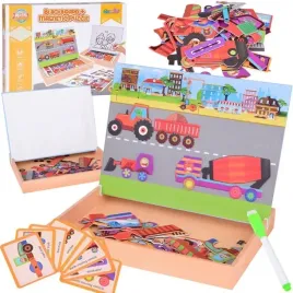 tablica-magnetyczna-2w1-z-puzzle-magnetyczne-pojazdy-budowlane-za5352