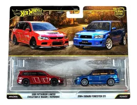 hot-wheels-premium-2-pak-mitsubishi-lancer-subaru-forester-sti