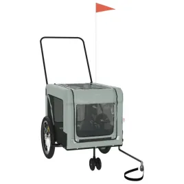 przyczepka-rowerowa-dla-zwierzat-z-oslona-pvc-63x123x66-cm-szaro-czarn