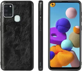 1x-szklo-hartowane-etui-samsung-galaxy-a21s-skorzana-czarna-obudowa