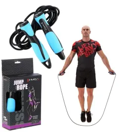 skakanka-bokserska-do-cwiczen-fitness-treningu-crossfit-niebieska-275cm-hms