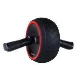 hms-szeroki-walek-kolko-roller-do-cwiczen-mata-kolor-czerwony-czarny