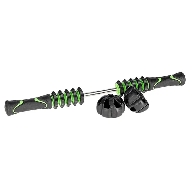 hms-walek-do-masazu-drazek-stick-roller-masujacy-kolor-szary-zielony