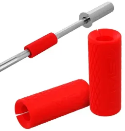 nakladki-na-gryf-sztange-silikonowe-fat-grip-czerwone-hms-zestaw-2-szt