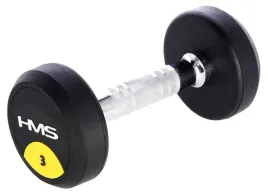 hms-hantla-hantelka-ciezarek-gumowany-do-cwiczen-fitness-treningu-3-kg