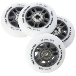 kolka-do-rolek-kauczukowe-76-mm-zestaw-4-szt-lozyska-abec-9-biale-matowe