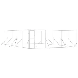 kojec-zewnetrzny-dla-psa-srebrny-6x10x2-m-stal-galwanizowana