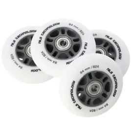 kolka-do-rolek-kauczukowe-84-mm-zestaw-4-szt-lozyska-abec-9-biale-matowe