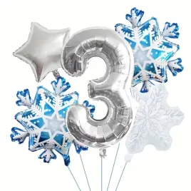 balony-na-3-urodziny-frozen-gwiazdka-zestaw-5-balonow-foliowych-cyfra-3