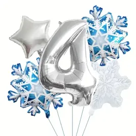 balony-na-4-urodziny-frozen-gwiazdka-zestaw-5-balonow-foliowych-cyfra-4