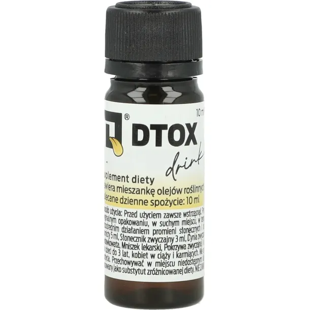 DTOX Drink Suplement Diety Eliminujący Metabolity ze Śliny 10 ml