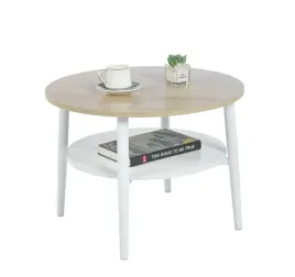 stolik-kawowy-okragly-60-cm-dab-sonoma-bialy-z-polka