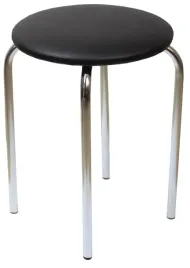 taboret-kuchenny-okragly-35-cm-ekoskora-chrom