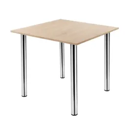 stol-lugano-80x80-blat-dab-sonoma-nogi-chromowane