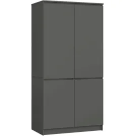 szafa-4d-grafit-szary-90x180-cm-z-polkami-i-drazkiem-do-ubran