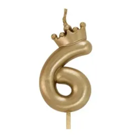 swieczka-na-tort-cyfra-6-z-korona-szampanskie-zloto-6-cm-1-sztuka-hc-sck6