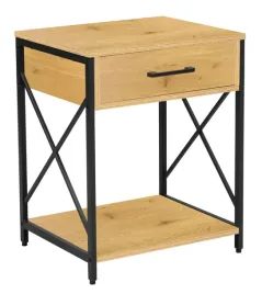 stolik-nocny-loft-48-cm-dab-naturalny-metalowy-stelaz