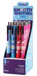 dlugopis-automat-fashion-daisy-niebieski-24szt
