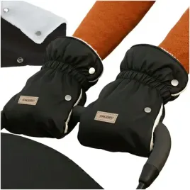 mufki-podwojne-do-wozka-czarne-kruzzel-25814