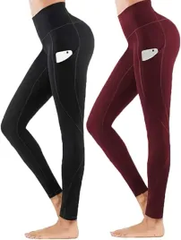 2-pak-legginsy-sportowe-czarne-bordo-zestaw-m
