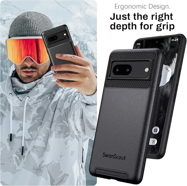 case-etui-do-google-pixel-7-zamykane-czarny-stan-nowy
