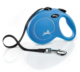 smycz-dla-psa-flexi-new-classic-tasma-niebieska-s-5m-15kg