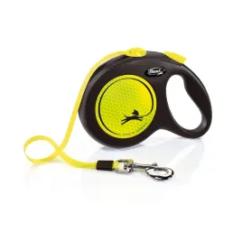 smycz-flexi-classic-tasma-roz-l-5-m-50-kg-neonowa-zolta