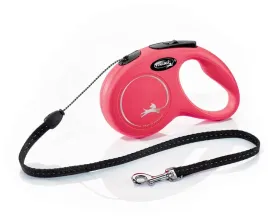 smycz-dla-psa-flexi-new-classic-linka-czerwona-roz-s-5-m-12kg
