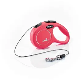 smycz-dla-psa-flexi-new-classic-linka-czerwona-xs-3m-8kg