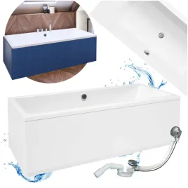 wanna-z-syfonem-prostokatna-uniwersalna-akrylowana-biala-quatro-duo-170x75