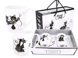 kpl-2-kubkow-carmani-crazy-cats-porcelana-400-ml