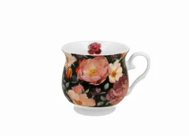 kubek-porcelanowy-retro-spring-roses-black