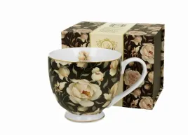 duo-kubek-na-stopce-english-roses-black-golden-line