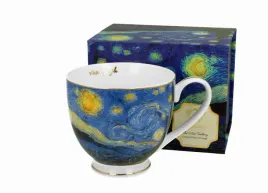 duo-kubek-na-stopce-starry-night-golden-line
