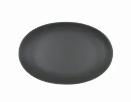 alumina-terra-black-polmisek-owalny-31-cm