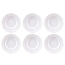 6-x-talerz-gleboki-rococo-cmielow-zlota-linia