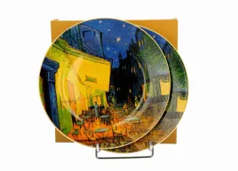 duo-komplet-2-talerze-deserowe-terrace-at-night-v-van-gogh