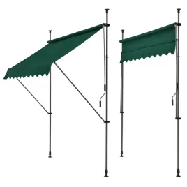 markiza-tarasowa-250x120x200-300cm-bez-wiercenia-ciemnozielony-pro-tec