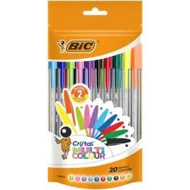 dlugopis-cristal-multi-color-bic-mix-doypack-20-kolorow
