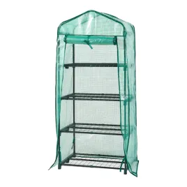 szklarnia-chaam-z-4-polkami-158x69x49cm-zielona