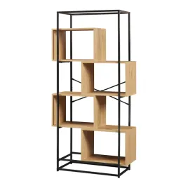 regal-rennebu-160x80x33-cm-4-przegrody-czarny-dab