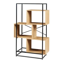 regal-rennebu-126x80x33-cm-3-przegrody-czarny-dab